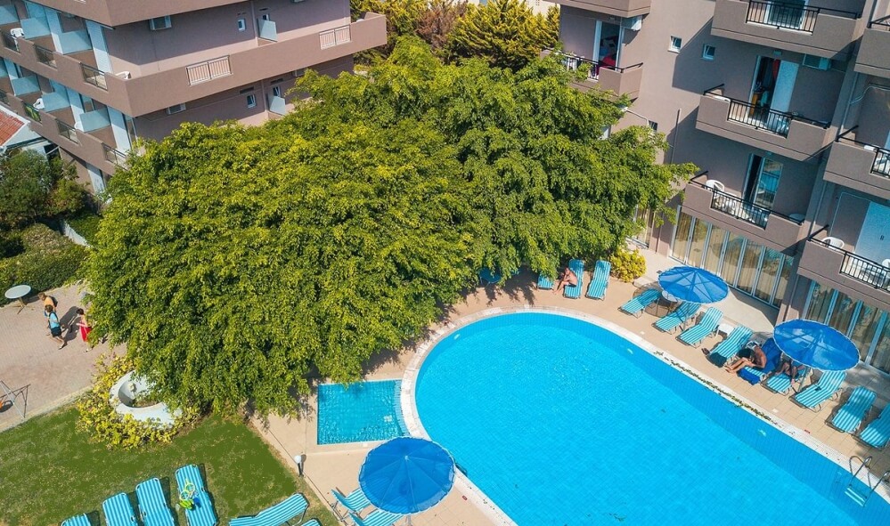castro hotel pool drone